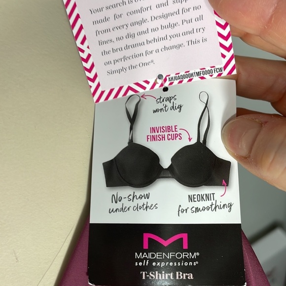 NWT Maidenform plum convertible underwire t-shirt bra size 40 DD - Picture 2 of 7
